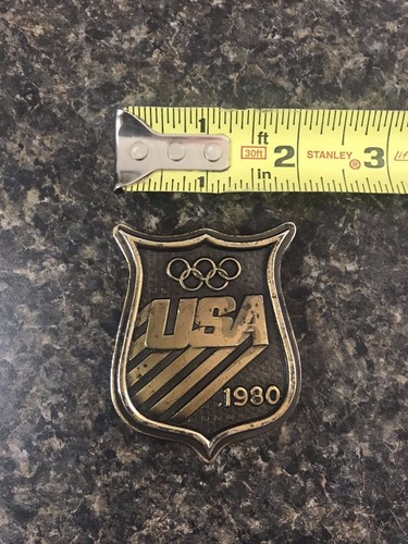 1980 USA Olympics Metal Belt Buckle - Picture 3 of 3