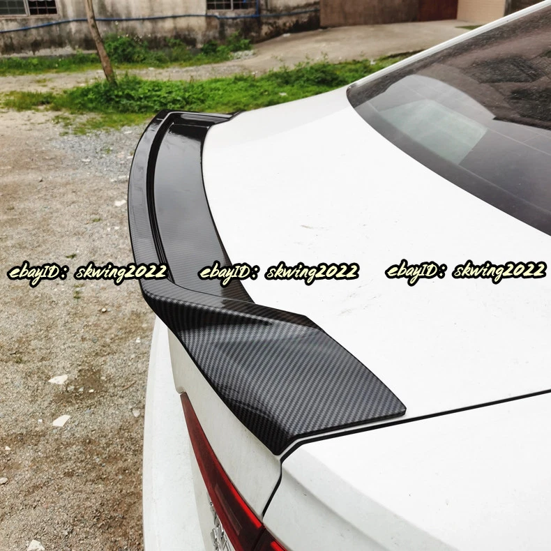 Labio de alerón trasero estilo fibra de carbono para VW Volkswagen CC tipo R 2008-2018 Foto 2 de 4