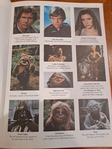 1983 Star Wars Return of the Jedi Storybook Hardcover (Weekly Reader Book) - Picture 3 of 5