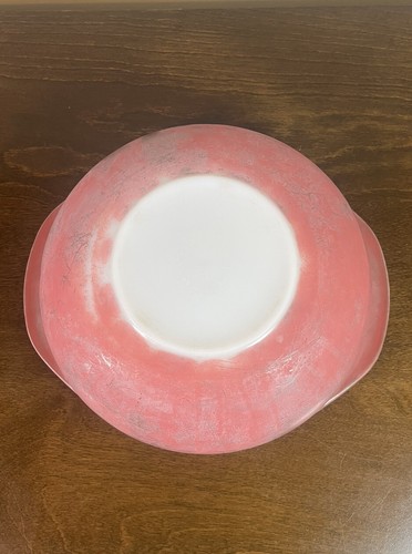 Vintage PYREX 2 Quart Pink Flamingo Round Casserole Dish #024 & Lid READ - Picture 7 of 18