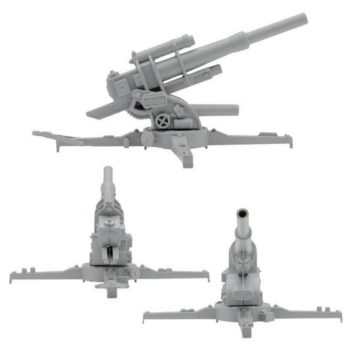 BMC 67006 "Classic Marx Reissue 54mm WW2 German 88mm Artillery" Plastic Toy - Picture 4 of 4