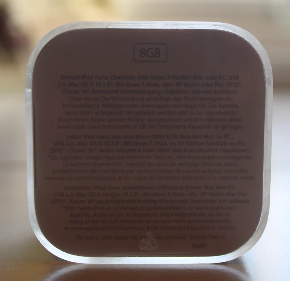 ORIGNAL iPod Nano 6th Generation Model A1366 Blue 8GB New. - Image 3 of 3