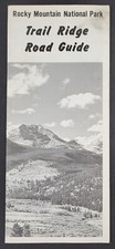 1960s Rocky Mtn National Park Service Trail Ridge Road Guide Vtg Travel Brochure