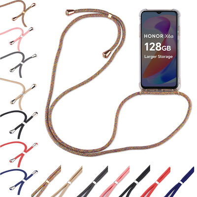 Handykette für Honor X6A Handyhülle mit Band Case Hülle mit Kordel Handy Tasche