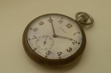 Cyma GSTP WW2 Military Pcoket Watch 15 Jewels Swiss Made Cal. 775