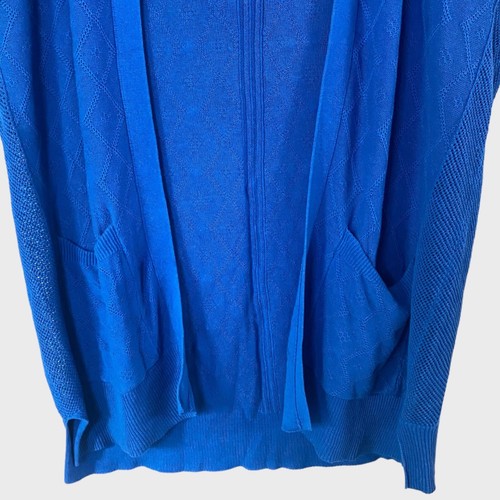 Sparrow By Anthropologie Cardigan Sweater Open Front Drape Linen Women's Small - Picture 6 of 11