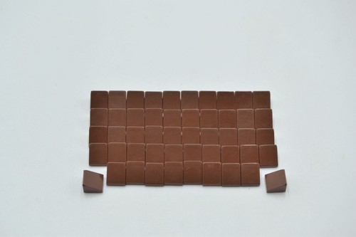 LEGO 50 x Schrägstein rotbraun Reddish Brown Slope 30 1x1x2/3 54200 - Bild 2 von 2