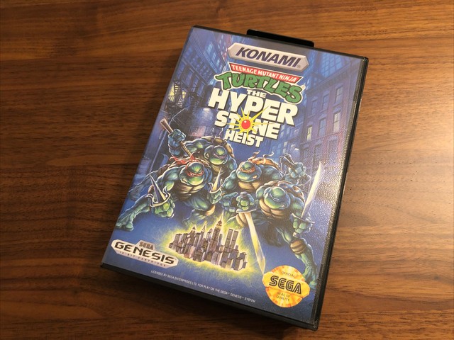 Teenage Mutant Ninja Turtles: The Hyperstone Heist (Genesis, 1992) - PRISTINE!!