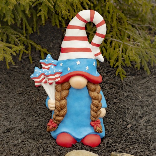 Lady Patriot Garden Gnomes "The Americanas" in Assorted Styles - Picture 5 of 22