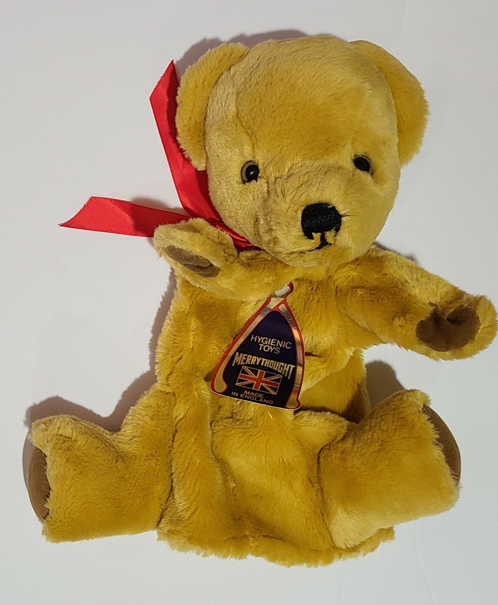 Vintage Merrythought Tan Teddy Bear Puppet NWT