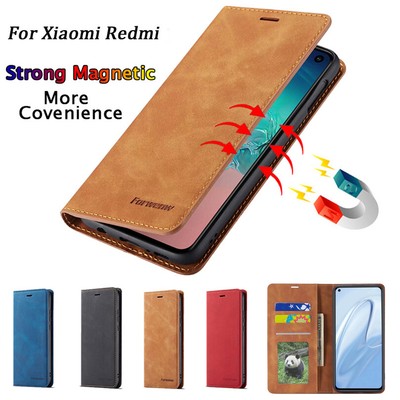 Case For Xiaomi Redmi 12C Note 13 12 11 Pro Phone Leather Flip Card Wallet Cover