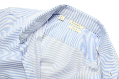 SUITSUPPLY Traveller Extra Slim Fit Formal Shirt Men's 41 / 16 Pinstriped - Picture 4 of 12