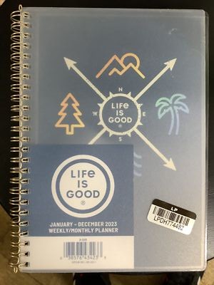 2023 Planner Weekly/Monthly 5.5''x8.5'' Compass Life is Good for Cambridge
