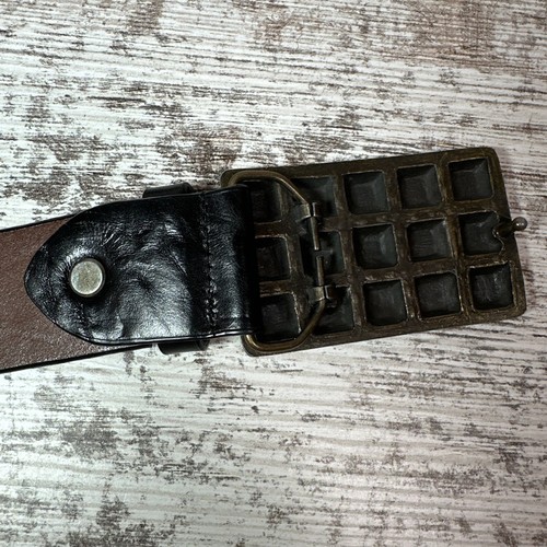 Zota Belt Black Western Hair-on Cowhide Design 44 in. w/ Interchangeable Buckle - Picture 7 of 11