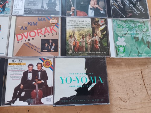 CELLO LOT Solo Suite Sonatas YO YO MA CD Some Japan OBI Sony OOP w/ Case Logic! - Picture 6 of 17