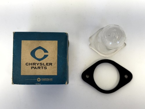 1960-1962 Dodge Plymouth Lancer Valiant A Body License Lens 1879566 NOS - Picture 2 of 10
