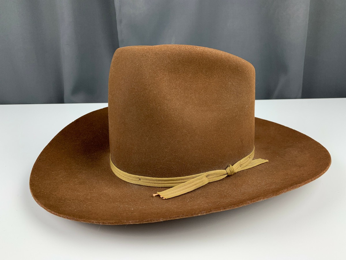 Dynafelt Fur Blend Cowboy Hat Brown Size 7 - Lone Star Hat  display picture 3
