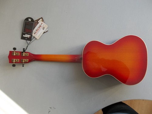 Kala KA-FMCB-T in Cherry burst Tenor Uke & bag. Fast free shipping. - Picture 3 of 5