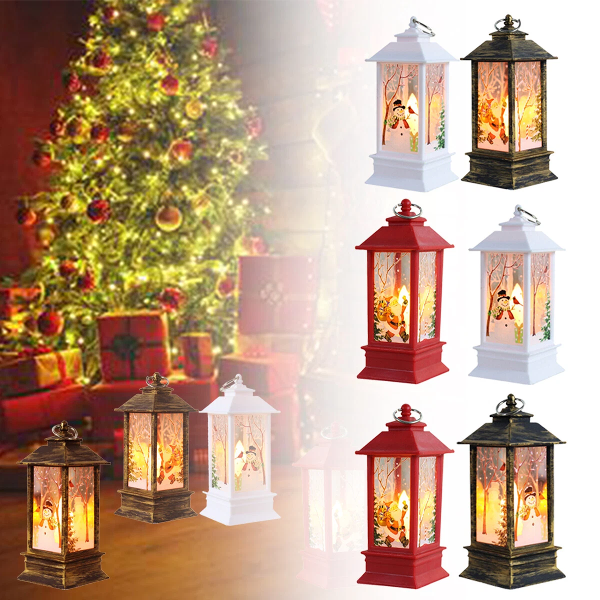 Red and best sale clear christmas lights