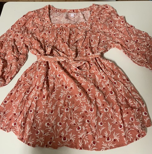 🧷 ISABEL MATERNITY LONG SLEEVE MATERNITY TOP, LARGE 🆕