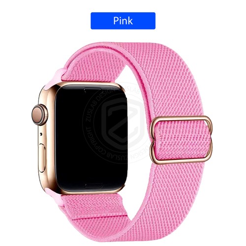 For Apple Watch Band 10 9 8 7 SE 6 5 Nylon Elastic Strap 46 45 44 42 41 40 38 mm - Picture 16 of 17