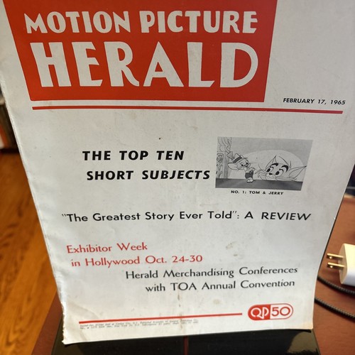 MOTION PICTURE HERALD FEB 17, 1965:"The Greatest Story Ever Told""In Harms Way" - Picture 2 of 8