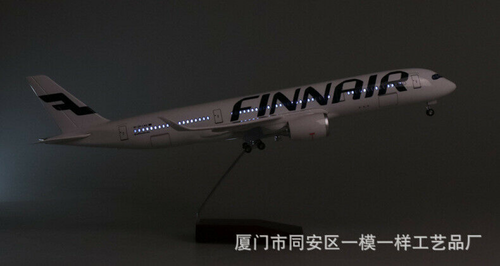 1/142 Finnair Aircraft A350 Resin Airplane Aircrafts Model LED Light Collection - Picture 4 of 12