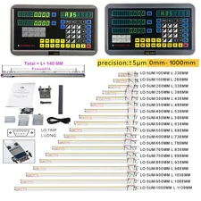 2/3 Axis Digital Readout Linear Scale DRO Display 5um for Bridgeport/Knee Mill