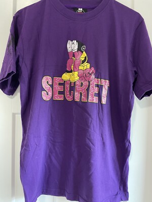 Secret Scientist - Mens Purple Secret  T Shirt - Size Medium