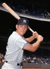 Ron Blomberg New York Yankees at Yankee Stadium in the Bronx, New - Old Photo 1