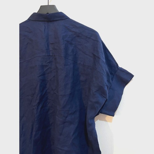 Lafayette 148 NYC Leinen Oversize Navy Top XL - Bild 2 von 7