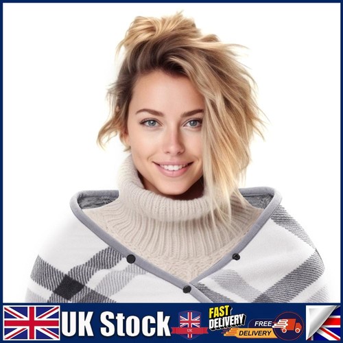 Fleece Heated Blankets Heating Electric Blanket Shawl USB Heated Blanket Shawl