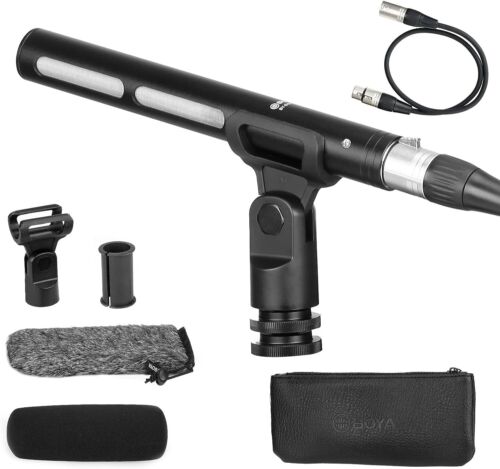 Microfono BOYA XLR, microfono condensatore cardioide professionale mini fucile