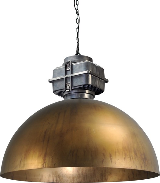 Pendelleuchte XXL In Messing Antik Ø80Cm H:63Cm Industrie Dekoelement HäNgelampe-image