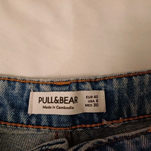 Mom Jeans Pull&Bear 40 Used Look - Bild 3 von 5