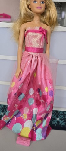 Barbie Doll 2015 Dressed In Birthday Gown - Picture 1 of 9