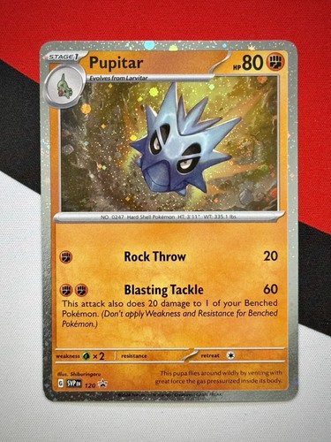Pupitar Cosmos Holo SVP120 Promo Pokémon NM - Picture 1 of 2