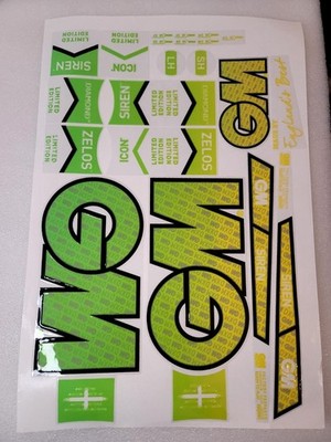 3D EMBOSSED CRICKET BAT STICKERS (New & FREE Priority Shipping)