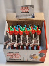 24 Pcs Telescopic Teacher Pointer Extendable Finger Pointer Stick Classroom Box