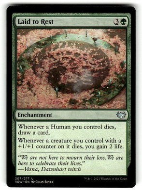 Laid to Rest 207/277 Uncommon The List Reprints Magic: The Gathering Near Mint