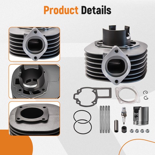 Cylinder Piston Kit Rings Gasket Spark Plug Quad ATV For Suzuki Lt80 Kawasaki - Picture 3 of 17