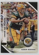 2010 Panini Gridiron Gear Gold X's 32/100 Aaron Rodgers #50 o7m