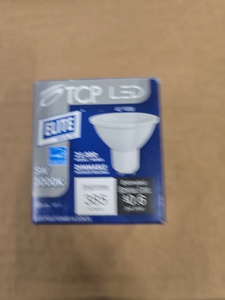 TCP LED7GU10MR1641KFL 5W MR16 LED Flood 3000K GU10 120V - Image 3 of 3