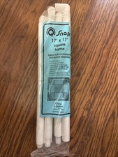 Q-Snap 17x17" Square Frame Pillowtops Needlework Block Quilting PVC