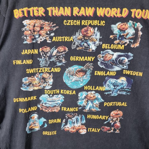 Helloween Shirt Mens XL Black Vintage Better Than Raw European Tour 90s - Imagen 3 de 12