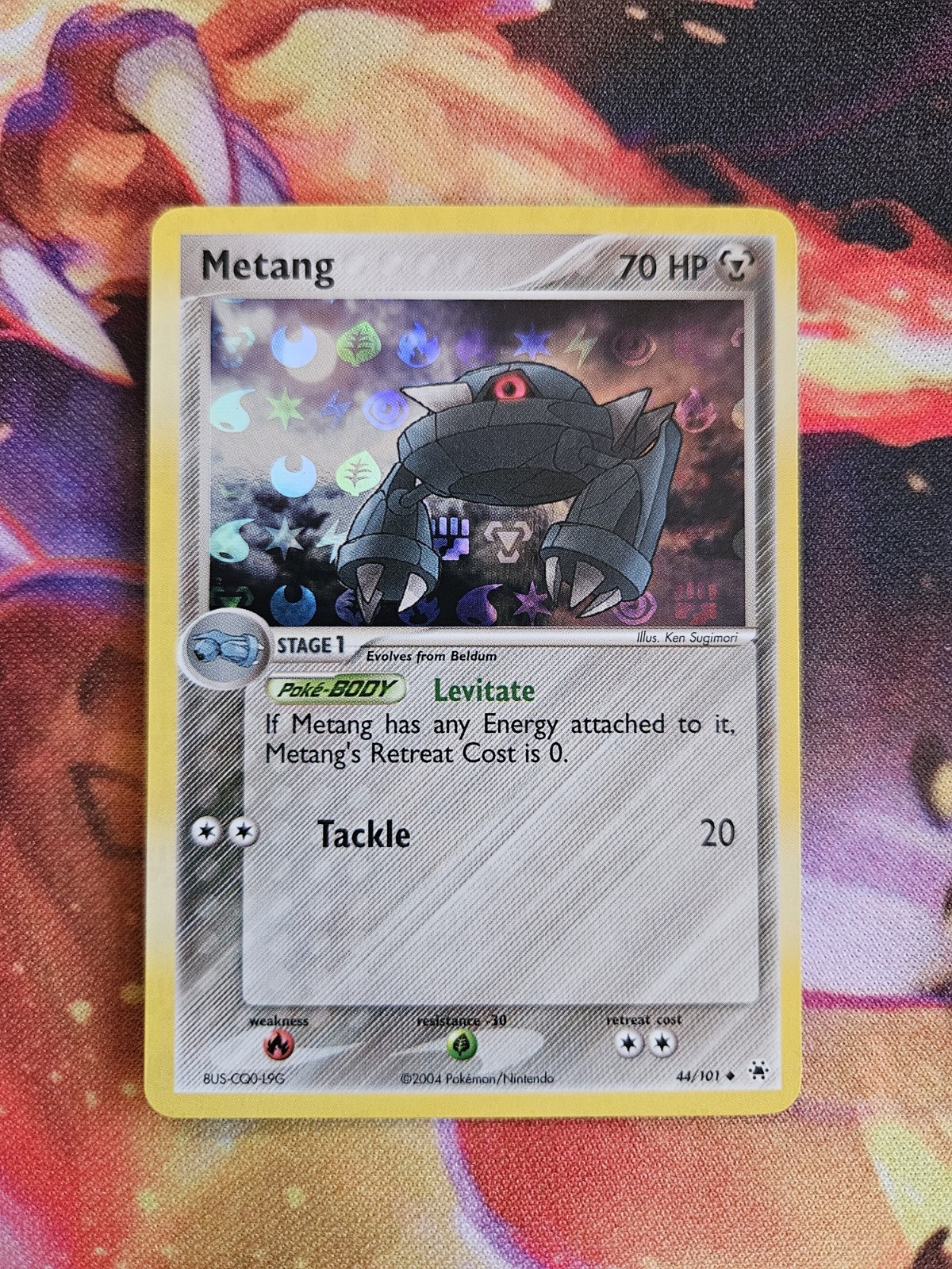 Pokemon - Metang - 44/101 - Reverse Holo - EX Hidden Legends - NM