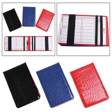 Golf Scorecard Buch Tasche Golf Score Karten Geldbörse Score Halter Schutz