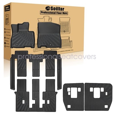 Fits 2022-2025 Kia Carnival MPV 8 Seats TPE Floor Mats & Trunk Cargo Liners 6Pcs