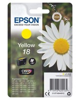 Epson Original 18 GäNseblüMchen Druckerpatrone - Gelb (C13T18044012)
