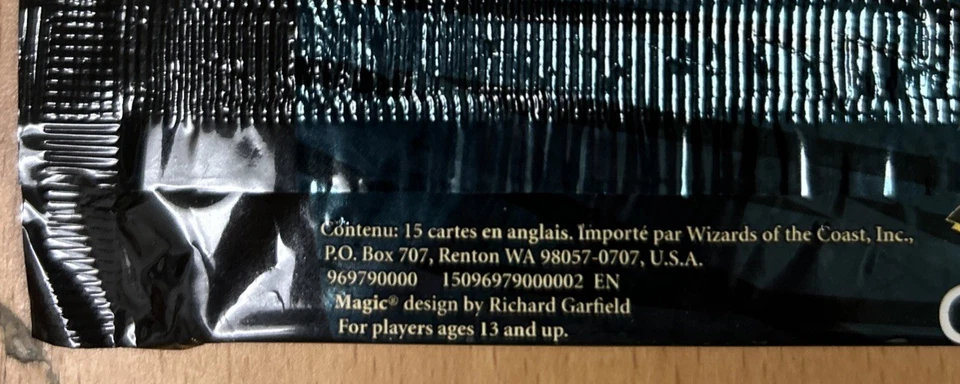 2005 WOTC MAGIC GATHERING BETRAYERS OF KAMIGAWA NEW SEALED PACK 1624 - Image 3 of 3